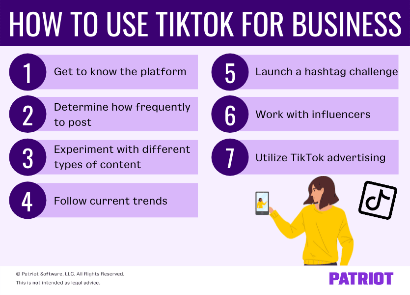 在商业上使用tiktok