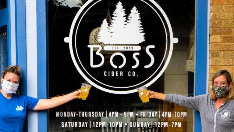 photo of co-owners of Boss Cider in Michigan