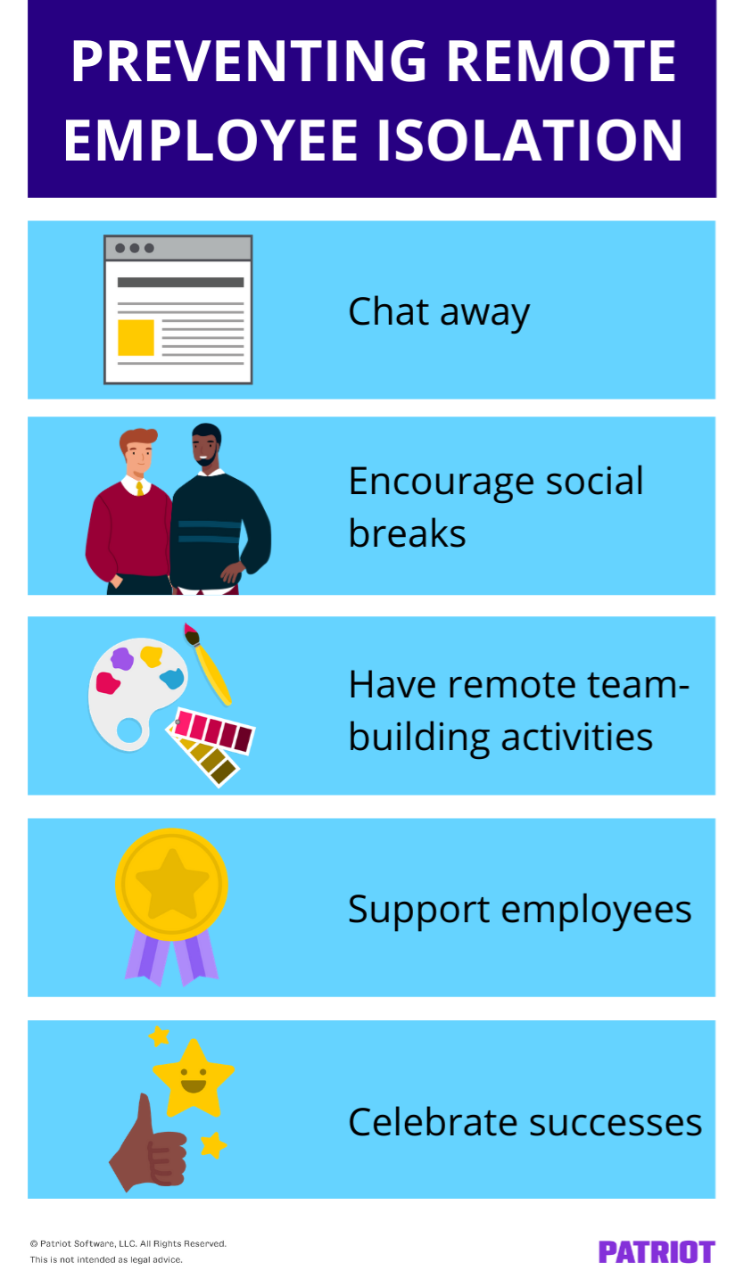 tips for combating remote employee isolation